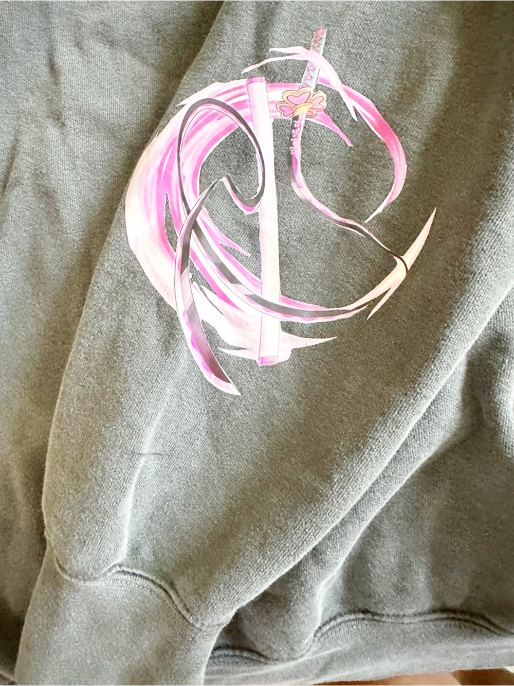 Demon Slayer Comfort Colors Black Crewneck Sweatshirt Unisex Size XL - Picture 10 of 12